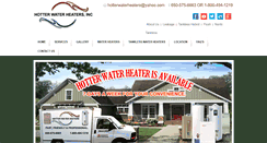 Desktop Screenshot of hotterwaterheaters.com